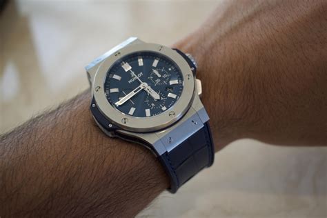 hublot 44mm chronograph.